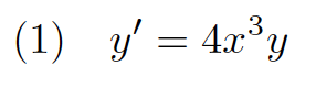 Solve The Following Separation Of Variables Differential Equation The Answer Should Finally Be In The Form Y F X 1