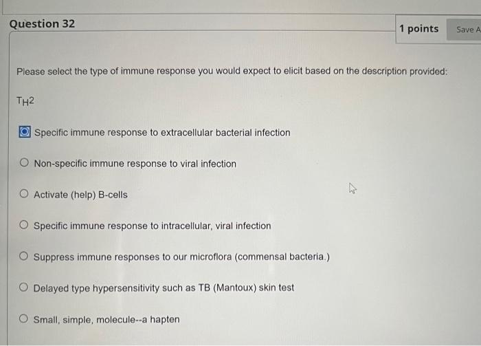 Question 25 1 Points Save Answer Which Of The Following Is Not An Example Of The Body S First Line Of Defense Skin Snee 2