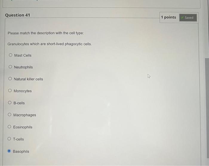 Question 25 1 Points Save Answer Which Of The Following Is Not An Example Of The Body S First Line Of Defense Skin Snee 3