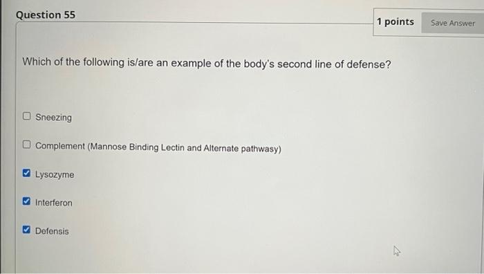 Question 54 1 Points Which Of The Following Immunological Assays Measure T Cell Responses Elisa Western Blot Quantifero 2