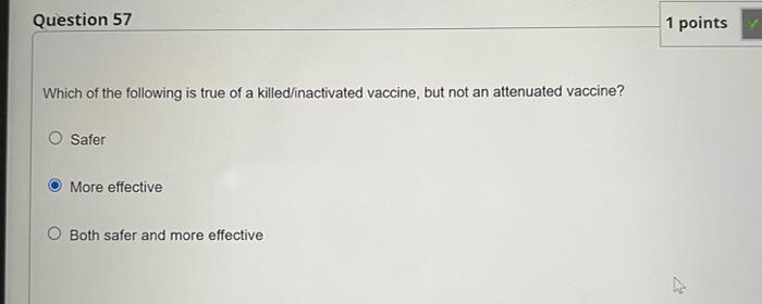 Question 56 1 Poi Which Of The Following Antibodies Cannot Fix Complement Igd Ige Slga Iga Igg Igm Question 57 1 Po 2