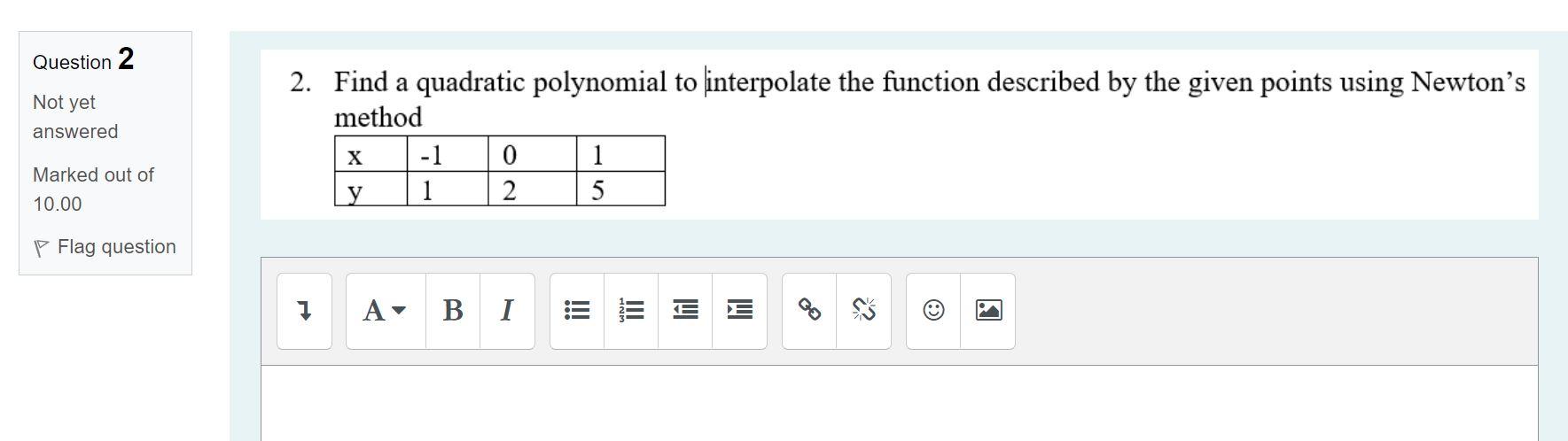 Q2 Numerical Methods And Analysis Need Answer Asap Please 1
