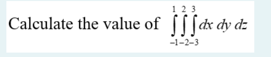 1 2 3 Calculate The Value Of Ss Dx Dy Da 1 2 3 1