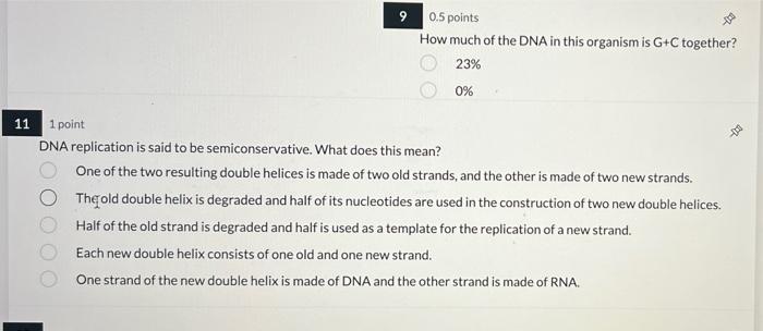 3 3 1 Point Which Of The Following Is Complementary To The Dna Strand Below 5 Atcgtca 3 5 Atcgtca 3 O 5 Tagcagt 3 5 Tga 4