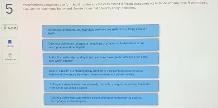 07 5 Pseudomonas Aeruginosa Can Form Biofilms Whereby The Cells Exhibit Different Characteristics To Those Of Planktonic 1