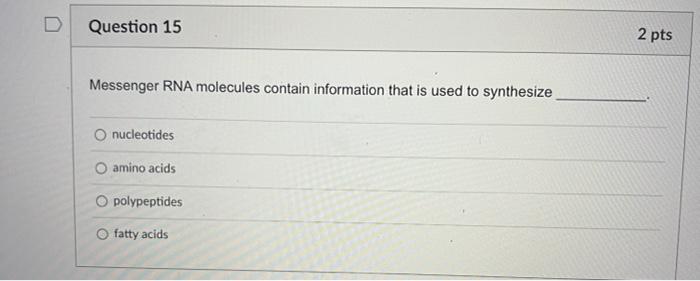 2 Pts D Question 11 Some Eukaryotic Cells Have A While All Eukaryotic Cells Have A O Plasma Membranes Cell Wall Chlorop 5