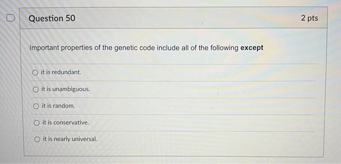 2 Pts Question 41 Which Of The Following Is Not True Of Prokaryotes They Lack A Membrane Bound Nucleus Dna Is Located W 10