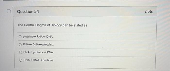 Question 51 2 Pts The Dna Double Helix Is Similar To A Twisted Ladder What Makes Up The Sides Backbones Holding The R 4