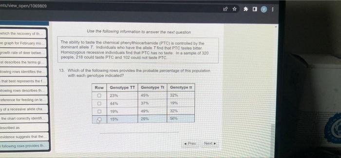 Ents View Open 1069809 Which The Recovery Of The Graph For February Mo Use The Following Information To Answer The Next 1