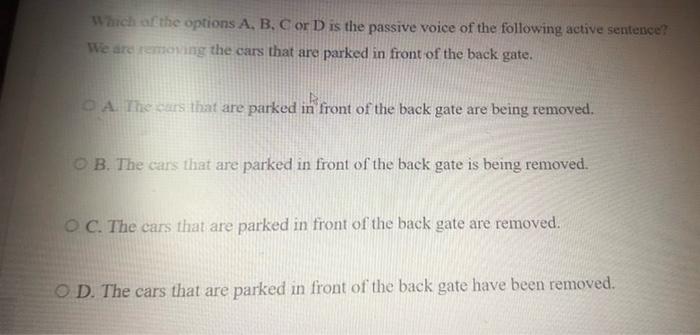 English Change From Passive To Active Or Active To Passive Voice Change From Passive To Active Or Active To Passive Voic 3
