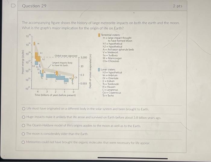 D Question 28 2 Pts The Tree Below Shows A Potential Hypothesis For How Early Life Evolved Which Of The Labelled Nodes 2