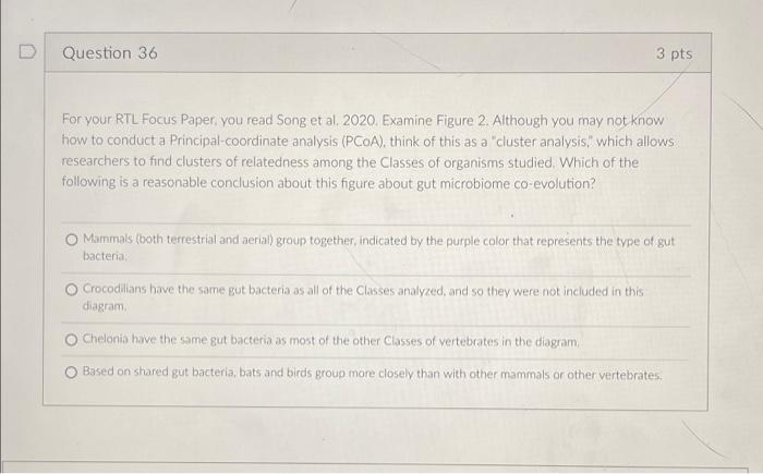 Question 36 3 Pts For Your Rtl Focus Paper You Read Song Et Al 2020 Examine Figure 2 Although You May Not Know How T 1
