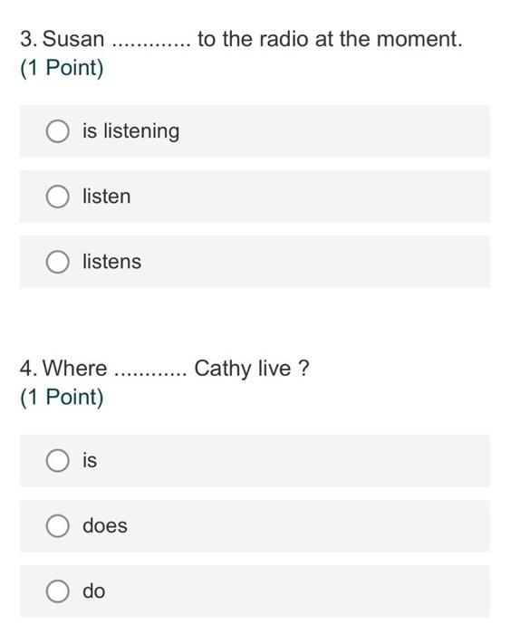 Tony And Mary Study In The Library 1 1 Point Do Does Is 2 Are They Having Dinner In The Kitchen 1 Point No The 2
