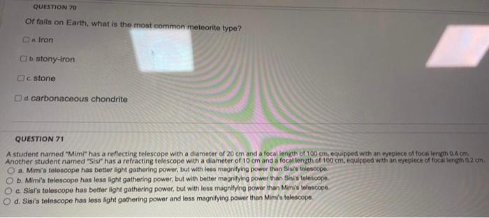 Question 67 What Is A Magnetosphere O A The Layer Of A Planet In Which Its Magnetic Field Is Generated A O B The Upp 3