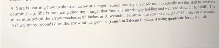 9 Sara Is Learning How To Shoot An Arrow At A Target Because One Day She Made Need To Actually Use This Skill To Surviv 1