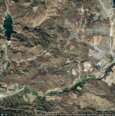 Google Earth 1989 Gery Date 12 2017 34 2815 84 N 118 4202 33 W Elev 1577 Eye Al 413611 1