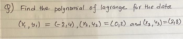 Please Solve Clearly In Details 1
