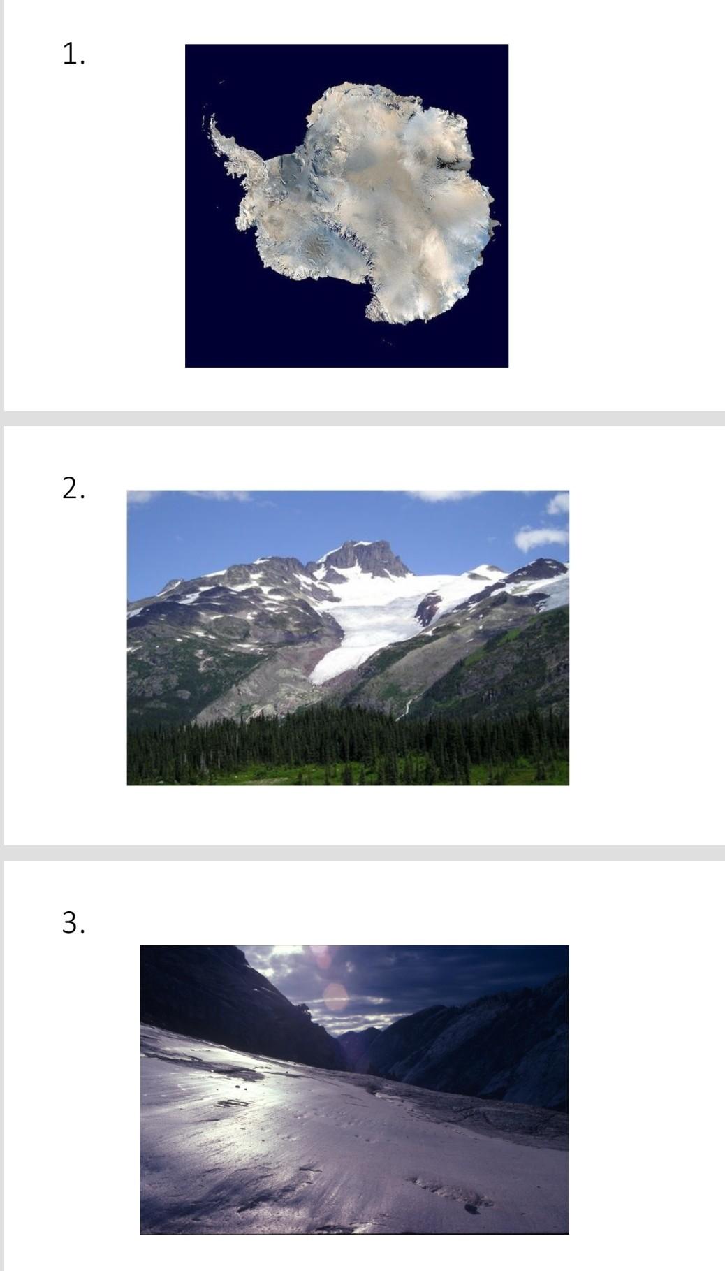 Terms Hanging Valley Trough Or U Shaped Valley Horn Cirque Basins Tarn Pater Noster Lakes Glacial Erratic Glacia 1