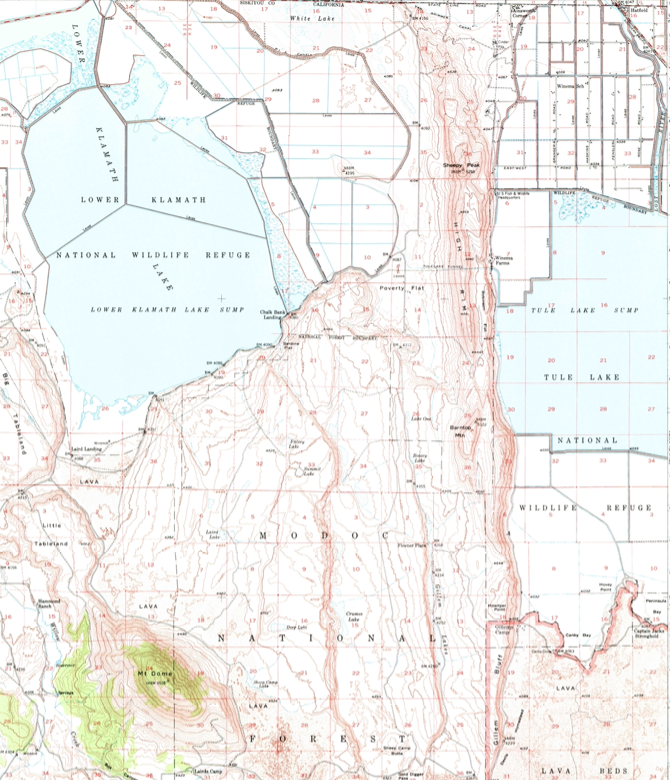 18 17 16 White Lake 2m07 19 33 34 Klamath Shy Wire Lower Klamath National Wildlife Refuge Lak Poverty Fiat Lower Klama 1