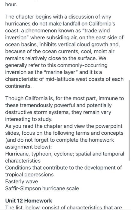 Chapter 12 Tropical Storms And Hurricanes In This Chapter We Focus On The Temporal And Spatial Characteristics Of Tropic 2