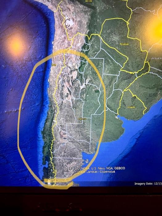 Ex 4 17 Homework Unanswered The Two Tectonic Plates Involved In The Subduction Process In This Region Are The Nazca Pl 4