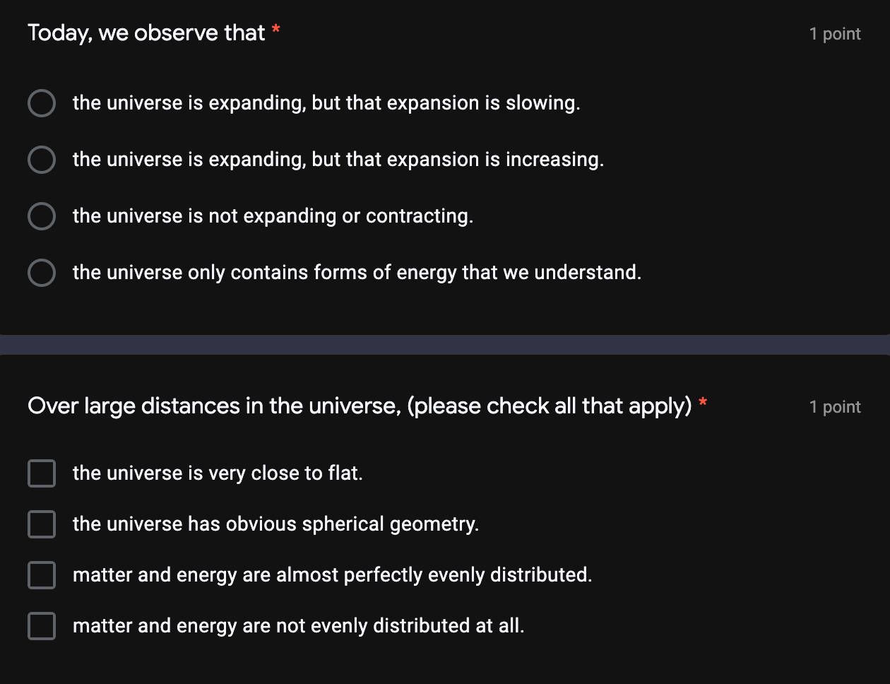 Today We Observe That 1 Point The Universe Is Expanding But That Expansion Is Slowing The Universe Is Expanding Bu 1