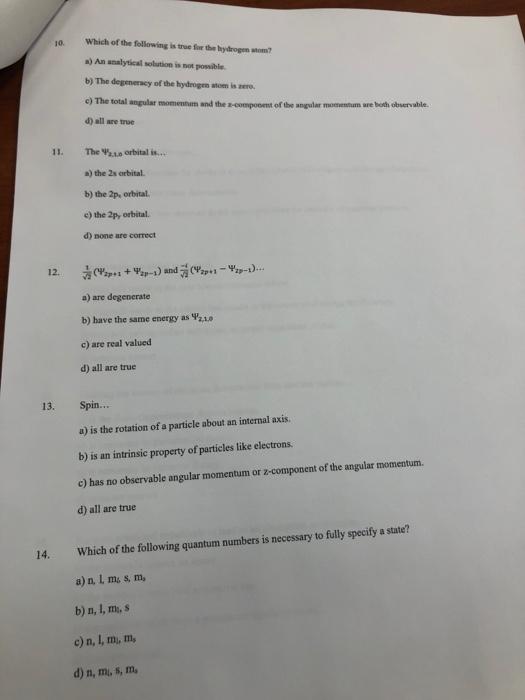 1 For Rotational Motion Of A Mass In 2 Dimensions The Moment Of Inertiais A B M C D None Are Correct 2 If The 3