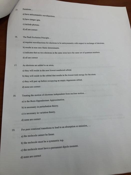 1 For Rotational Motion Of A Mass In 2 Dimensions The Moment Of Inertiais A B M C D None Are Correct 2 If The 4