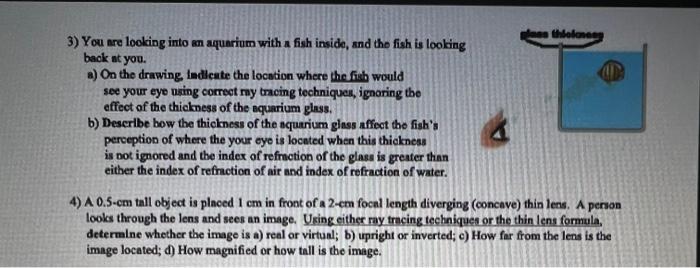Back At You Thelonec 3 You Are Looking Into An Aquarium With A Fish Inside And The Fish Is Looking A On The Drawing 1