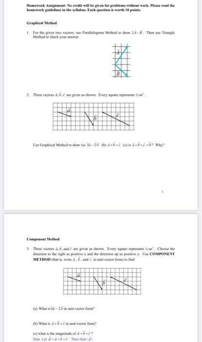 Homework Assignments No Credit Will Be Given For Problems Without Work Please Read The Homework Guidelines In The Syll 1