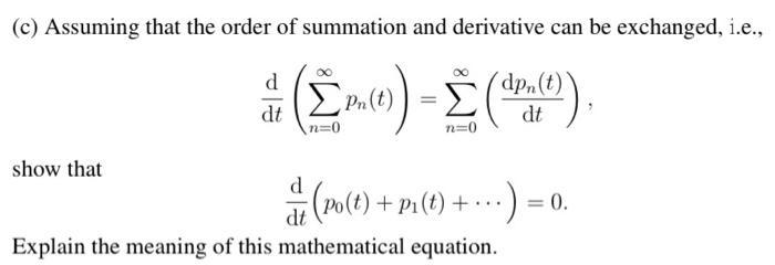 In Probabilistic Terms The Dynamics Of A Population With N Individuals Is No Longer Described By A Deterministic Functi 2