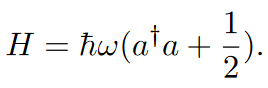 The Harmonic Oscillator Show That The Hamiltonian For The Harmonic Oscillator Can Be Written In Terms Of The Raising A 2