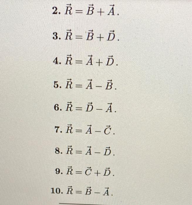 Question 14 10 Points Part 1 Of 2 C R1 A D J B The Vector R Shown In The Sketch May Be Expressed In Terms Of A B C 2