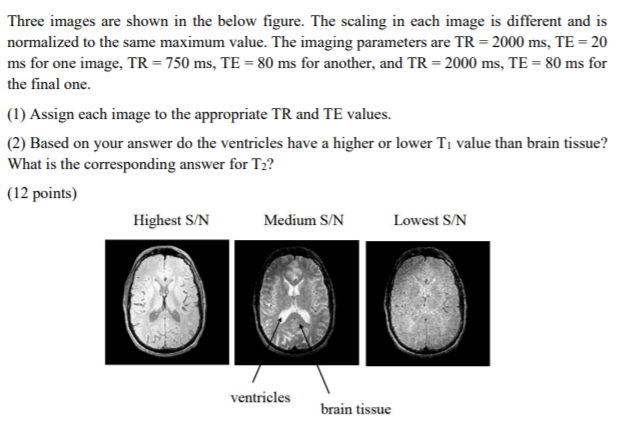 Three Images Are Shown In The Below Figure The Scaling In Each Image Is Different And Is Normalized To The Same Maximum 1