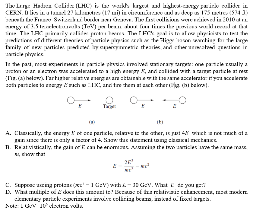The Large Hadron Collider Lhc Is The World S Largest And Highest Energy Particle Collider In Cern It Lies In A Tunnel 1