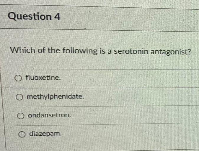 Question 1 The Principal Inhibitory Neurotransmitter In The Central Nervous System Cns Is O Serotonin O Gaba O Dopam 4