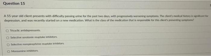 Question 11 5 Pts A 38 Year Old Male Was Diagnosed With Schizophrenia And Treated With Olanzapine Which Of The Followin 5