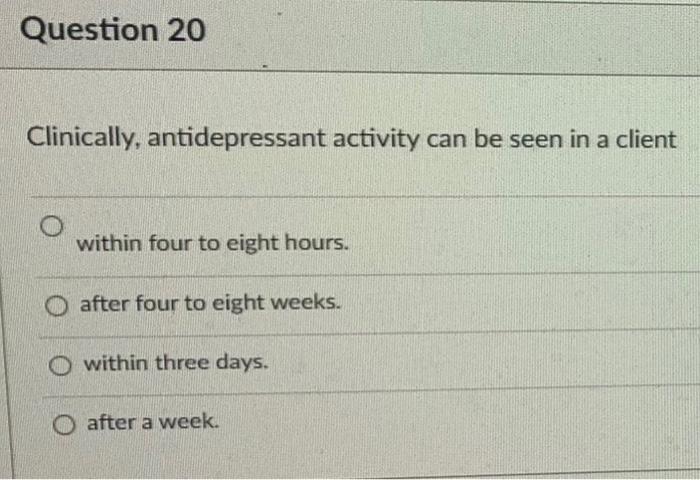 Question 16 Due To The Risk Of Hypertensive Crisis Tyramine Containing Foods Such As Cheese And Wine Are Contraindicate 5