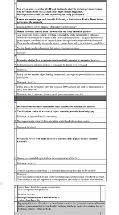 Please Help Provided Rationale For Wheter The Questions Is Right Or Wrong If Its Right Give Rationale If Its Wrong Giv 4