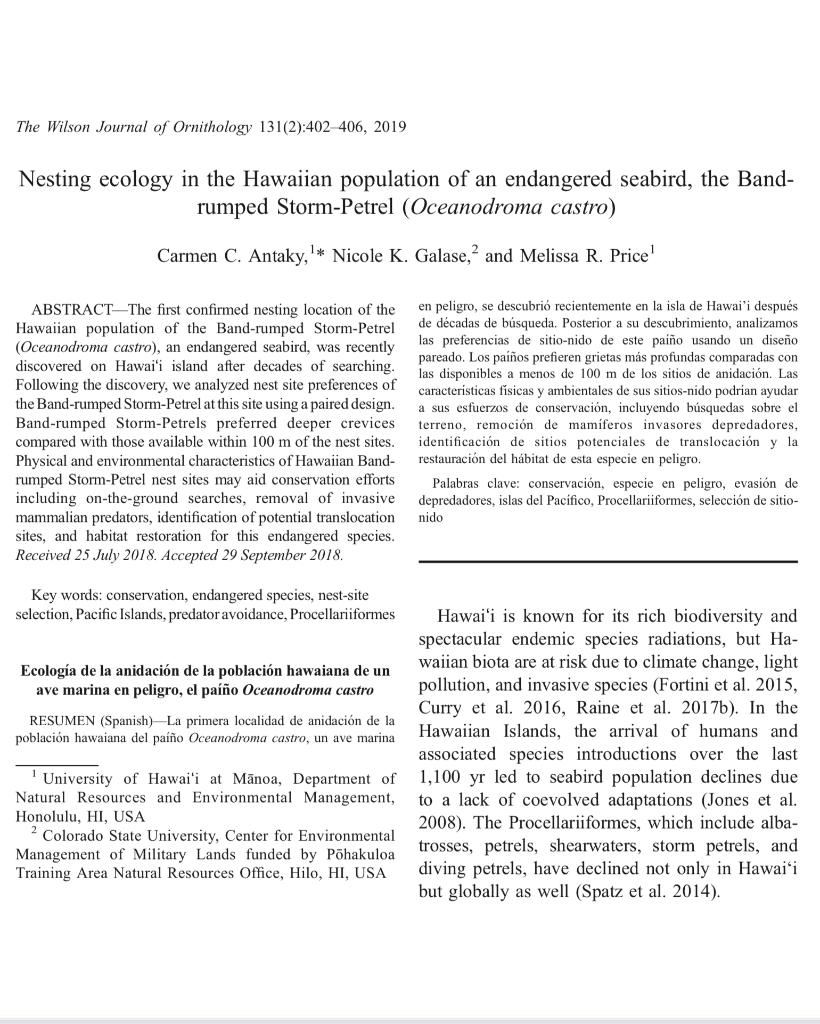 This Is A Population Ecology Concept Focus Explain It Please Summarize And Discuss That Article Here With A Focus On A 1