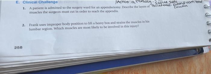 E Clinical Challenge Jactiona Perany Save Stay 1 A Patient Is Admitted To The Surgery Ward For An Appendectomy Descr 1