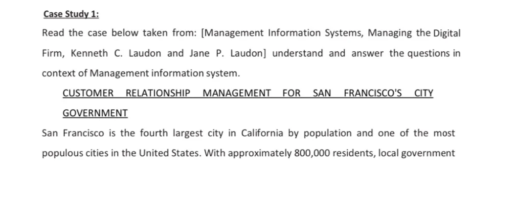Read The Case Study And Make A Report Below Almost 1200 Word Be Specific To The Case Study No General Information Re 1