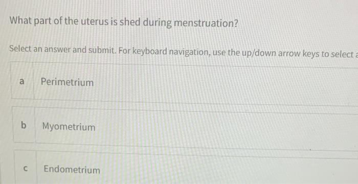 Urinary System Homework Unanswered One Of These Is Not Part Of The Urinary System Select An Answer And Submit For Key 7