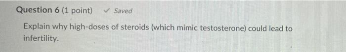 Question 2 1 Point Within The Walls Of The Seminiferous Tubules Within The Testes Sustentacular Cells Form A Blood T 5