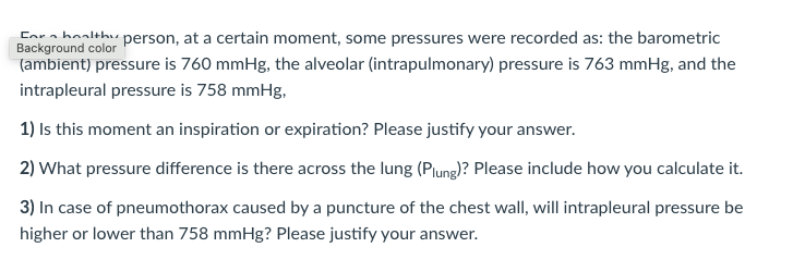 Carhaalth Background Color Person At A Certain Moment Some Pressures Were Recorded As The Barometric Ambient Pressu 1