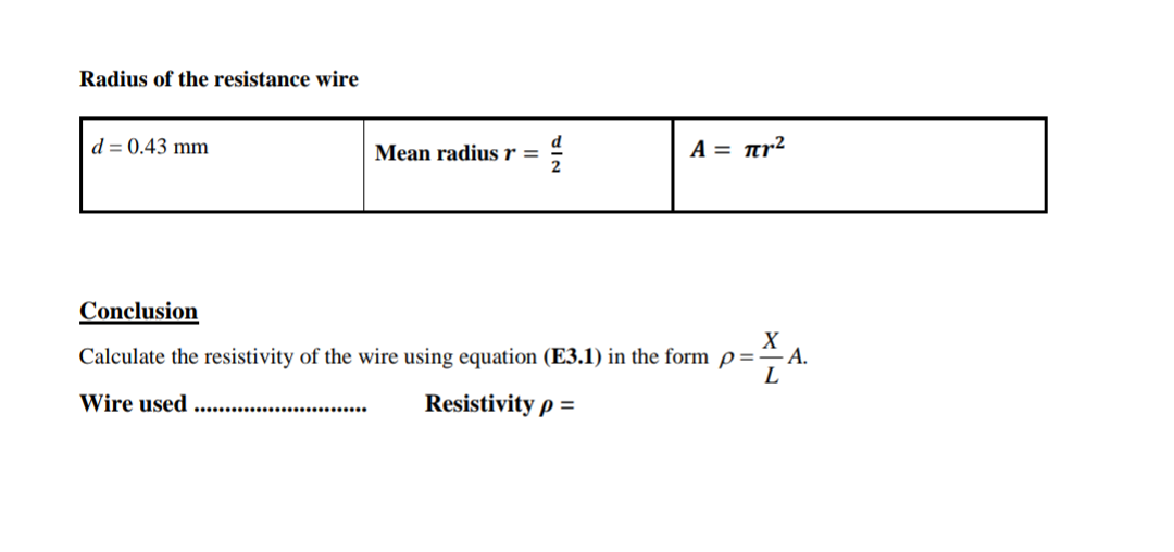 The Determination Of Resistance And Resistivity Aims A To Acquaint You With An Important Bridge Circuit The Wheatsto 4