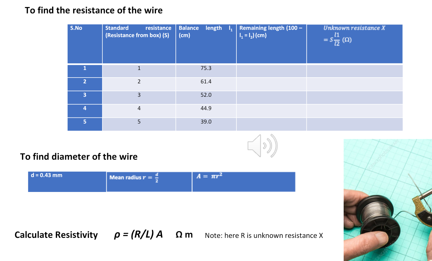 The Determination Of Resistance And Resistivity Aims A To Acquaint You With An Important Bridge Circuit The Wheatsto 5