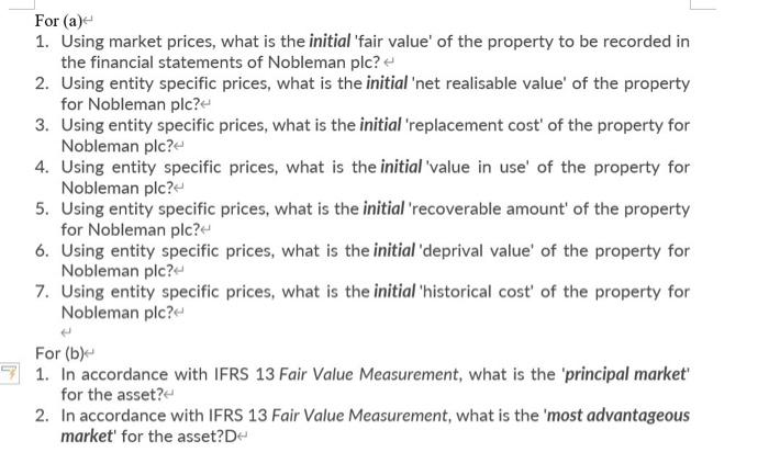 On 1 January 2021 Nobleman Plc Agreed To Buy A Luxury Property In London For 12 Million From Aristocrat Plc Contracts 3