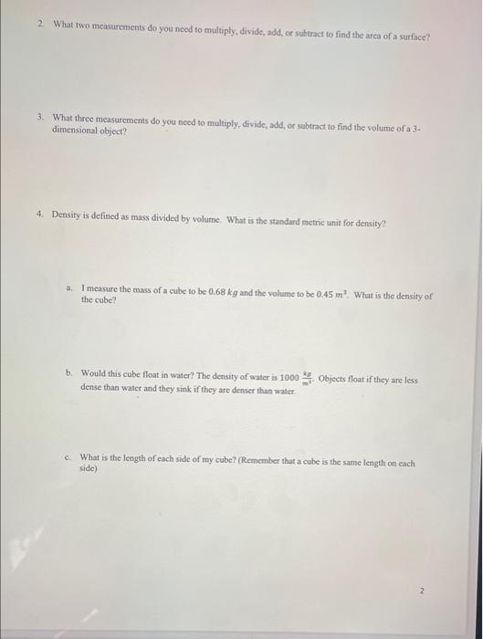 Scientific Notation Convert The Following Numbers To Scientific Notation Be Sure To Include The Correct Number Of Signi 2