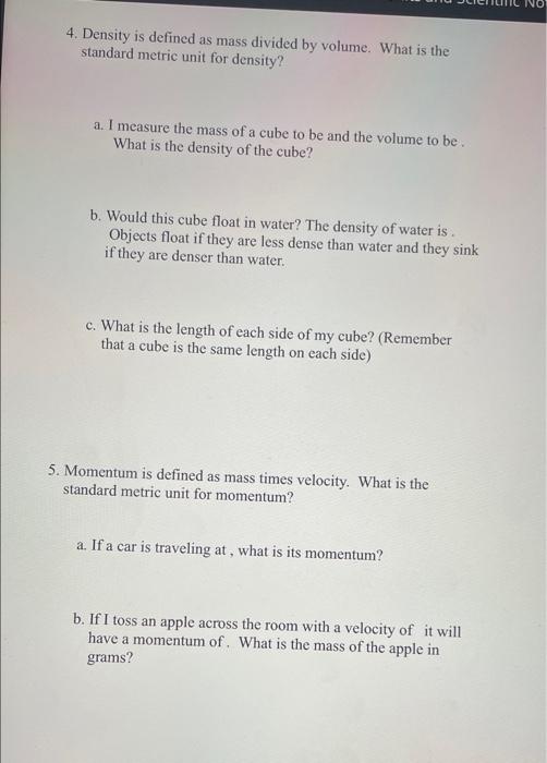Scientific Notation Docx Convert The Following Numbers To Scientific Notation Be Sure To Include The Correct Number Of 2